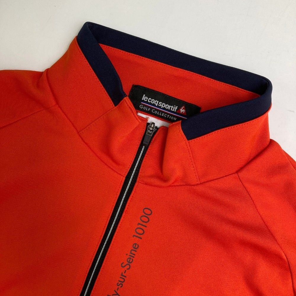 サイズ：M LE COQ GOLF ルコックゴルフ ハーフジップ 長袖Tシャツ