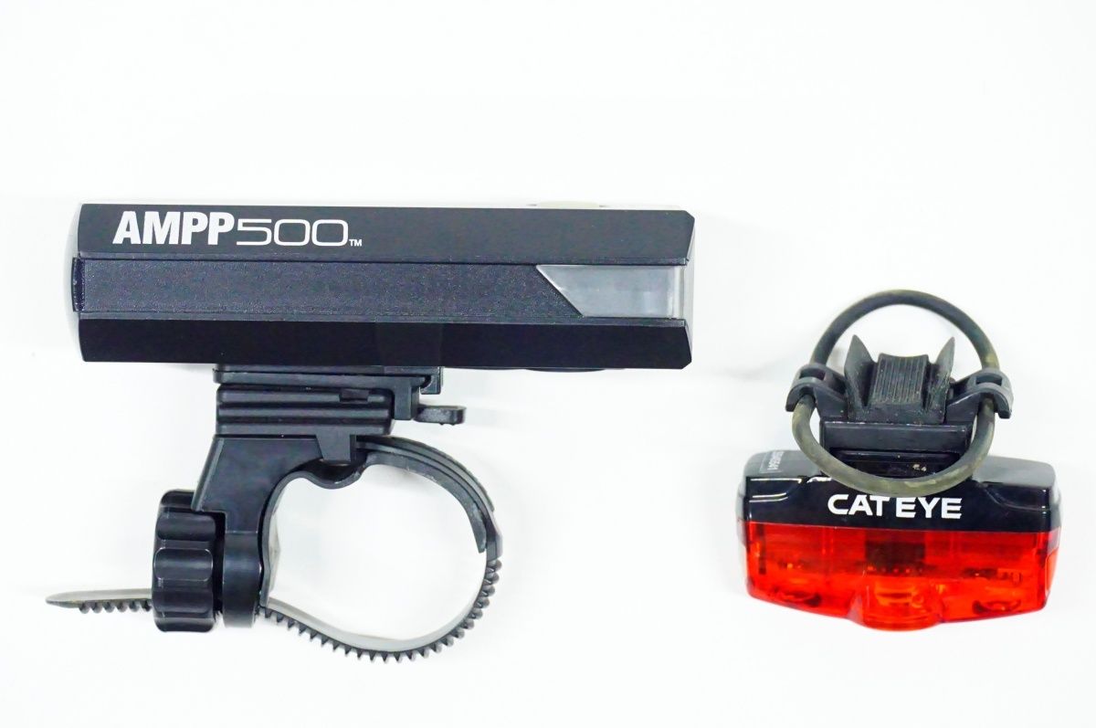【新品.未使用】キャットアイライトAMPP800＋RAPID Xのセット品 CAT-EYE ( キャットアイ ) フロントライト AMPP800 DAVOS