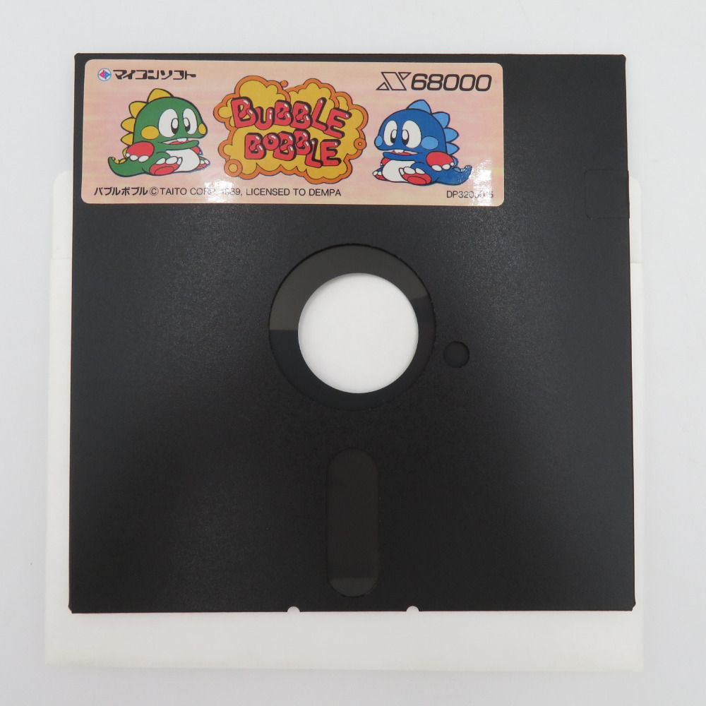 TAITO BUBBLE BOBBLE バブルボブル X68000 5インチディスク盤 DP 