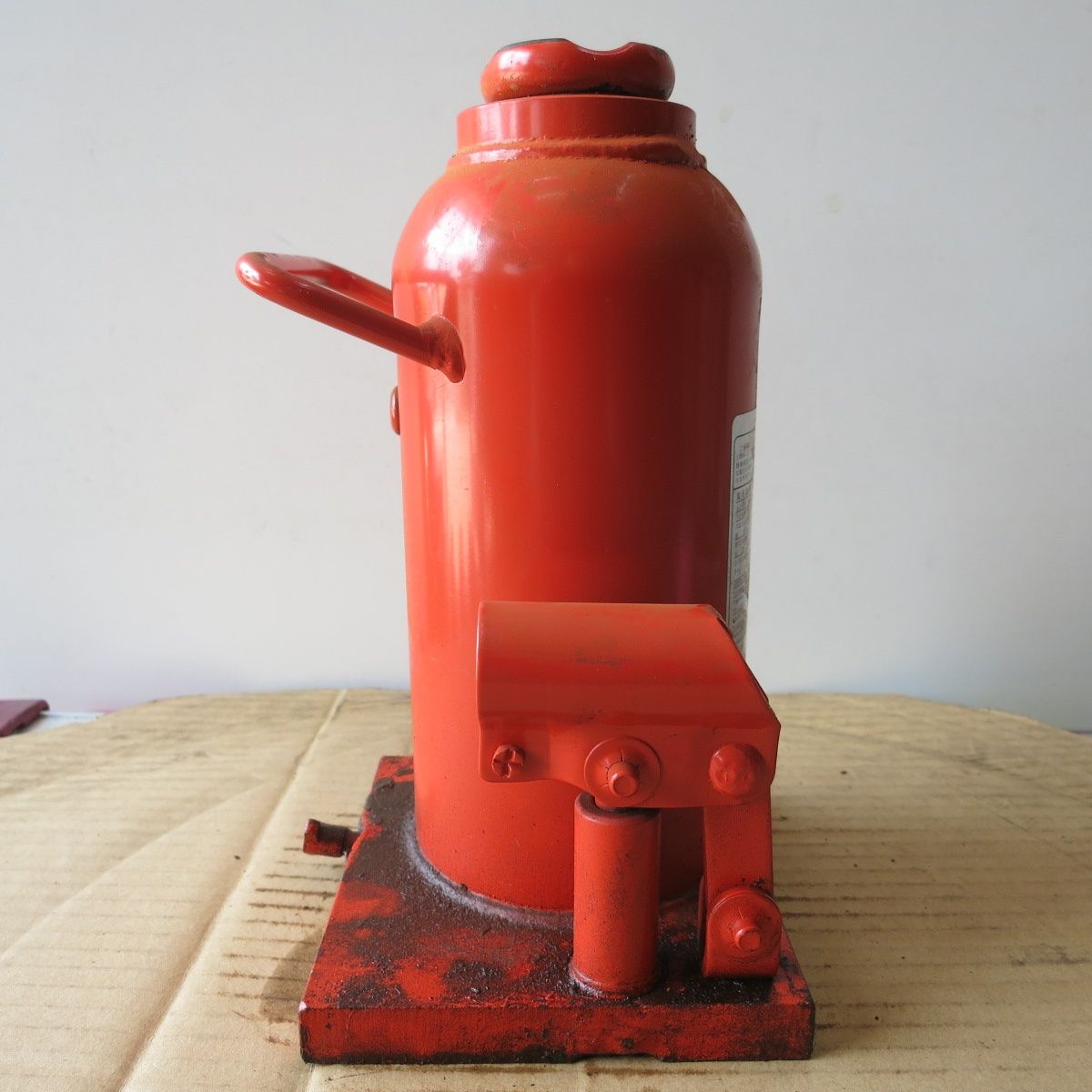 ◆マサダ 油圧 ジャッキ HP-15N 工具 15TON 15ton 15トン 15000kg 油圧式 オイル だるま ダルマ 車載 自動車 点検 整備 現状品⑨◆