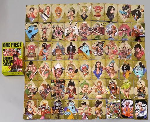 中古】おもちゃ 『ONE PIECE』ゴールデントランプ(特製箱入り) [麦わら