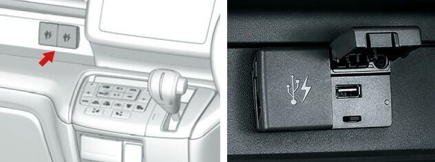 HONDA ホンダ STEPWGN ステップワゴン ホンダ純正 USBチャージャー フロント用 2016.1～次モデル 08U57-TAA-000A