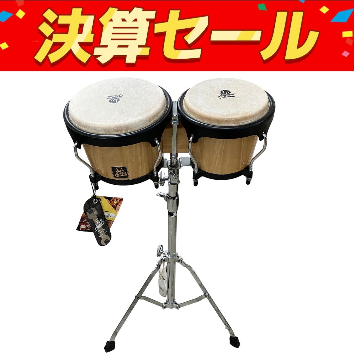 LPボンゴ パーカッション LPA601-AW 68495 箱付き美品