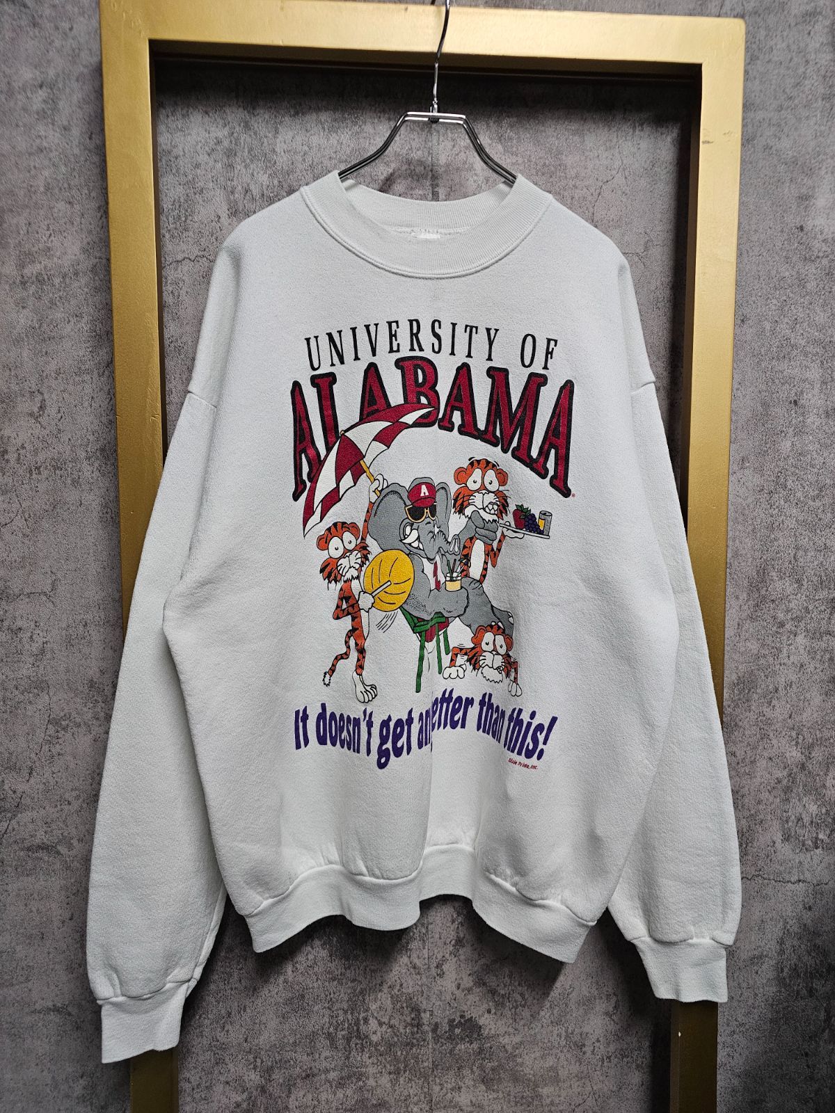 古着90年代USA製ALABAMA ロゴスウェット 【公式通販】