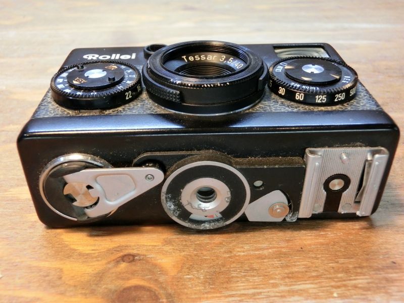 7187 良品 ローライ Rollei 35 TE 露出計OK ブラック - メルカリ