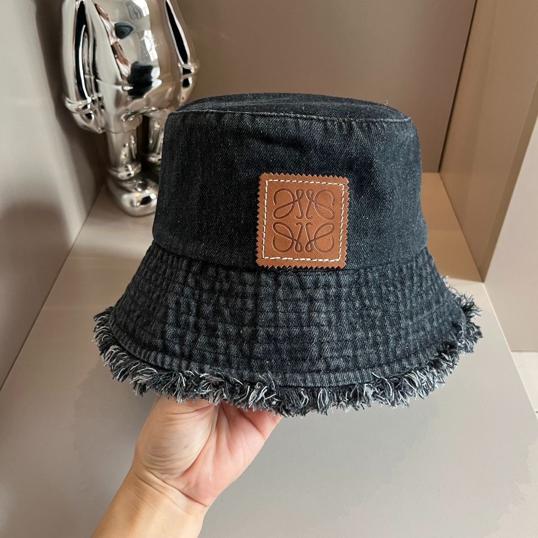LOEWE bucket hat in denim Blue - LOEWE