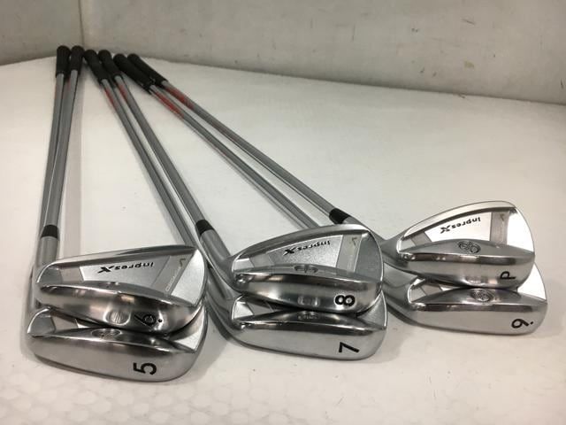 返品OK ゴルフクラブ 6本セット ヤマハ インプレス X Vフォージド アイアン 2013 NSプロ MODUS3 TOUR120 5～9.P