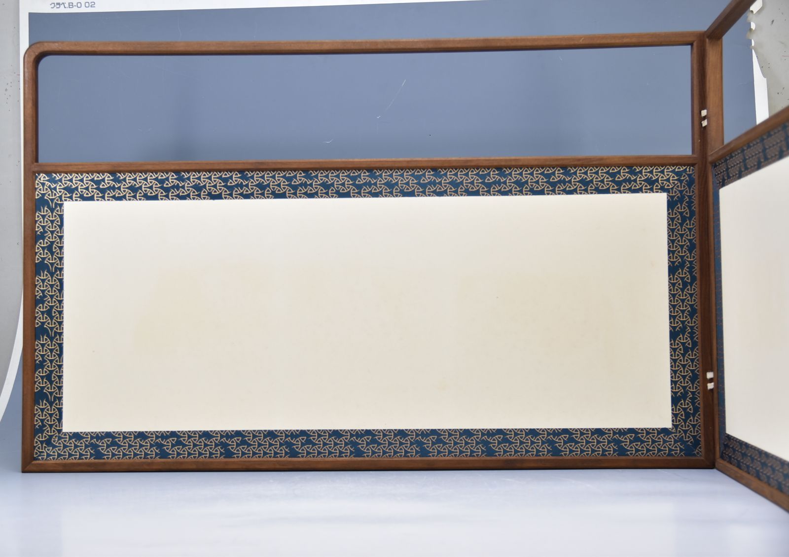 茶道具】「つぼつぼ透かし結界」 木製 木工芸 桐 女桑 結界 仕切り