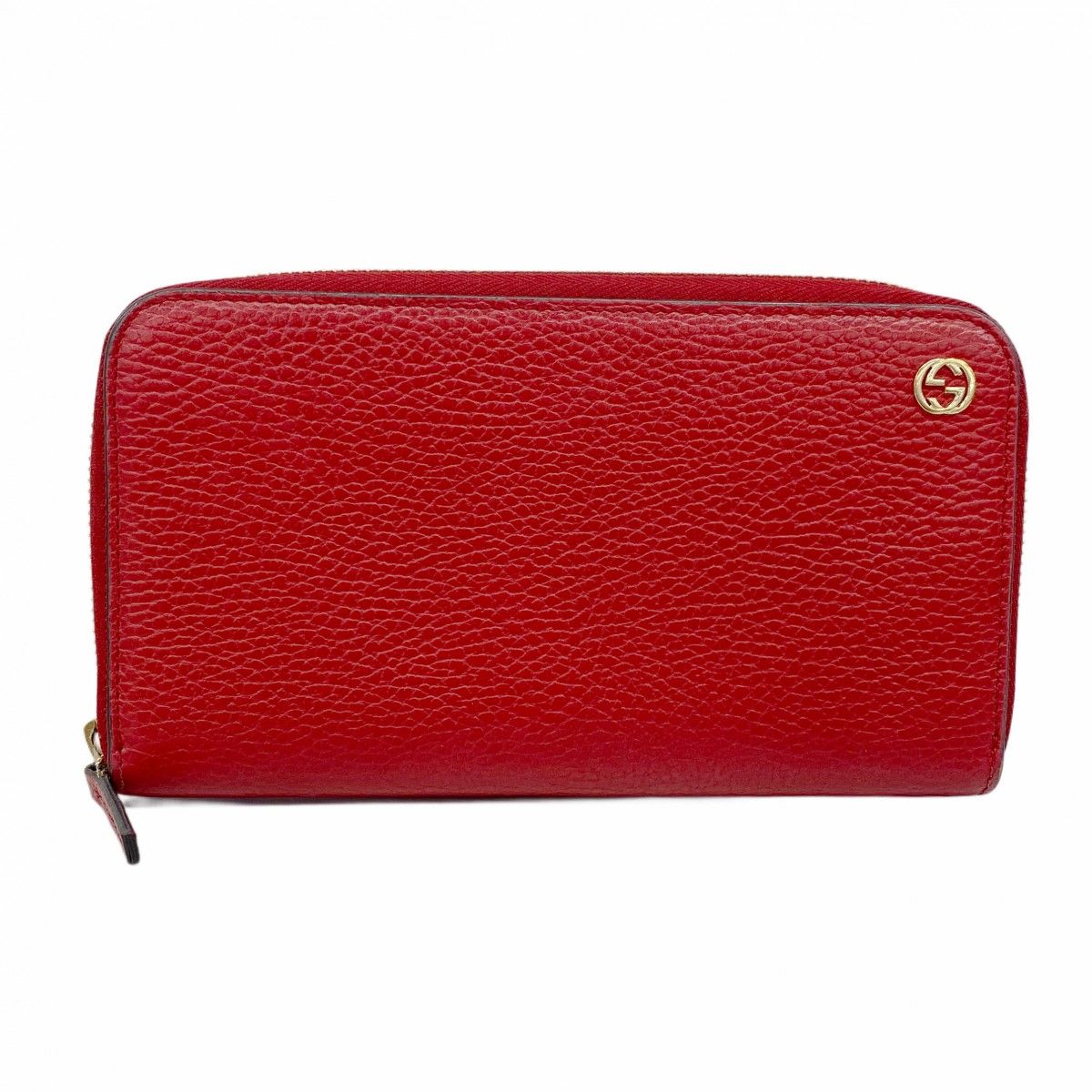✨極美品✨グッチ　二つ折り　インターロッキング　ゴールド金具　レザー　ベージュ GUCCI オールドグッチ 二つ折り財布 シェリーライン アクセコ