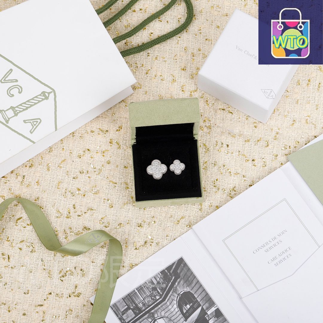 Van Cleef - Arpels オープンリング マジック アルハンブラ フィンガー リング オープンリング ホワイトゴールド｜ ｜ -WTO輸入1 FORTGASGNV_COM_BR