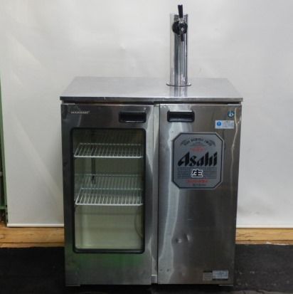 2002年製 ホシザキ 樽冷式 ビールサーバー DBF-10SR ジョッキクーラー付 W76D61H95 33 cm 100V 73kg ヘッド 減圧弁付 ビア ディスペンサ