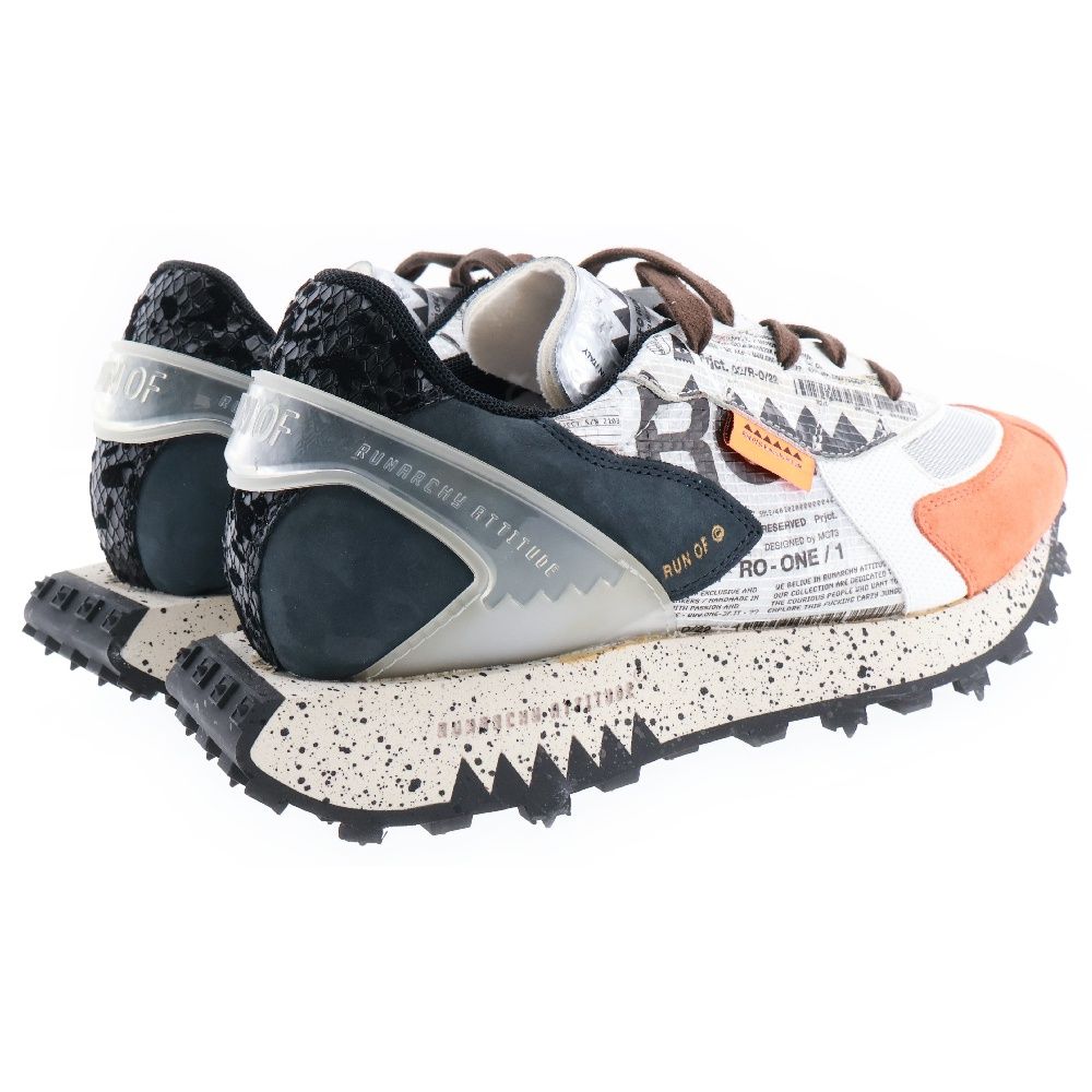 mi_ki【新品未使用】RUN OF (ランオブ) RO-1 HYPE RUN OF (ランオブ) RO-1 HYPE メッシュスエードローカットスニーカー