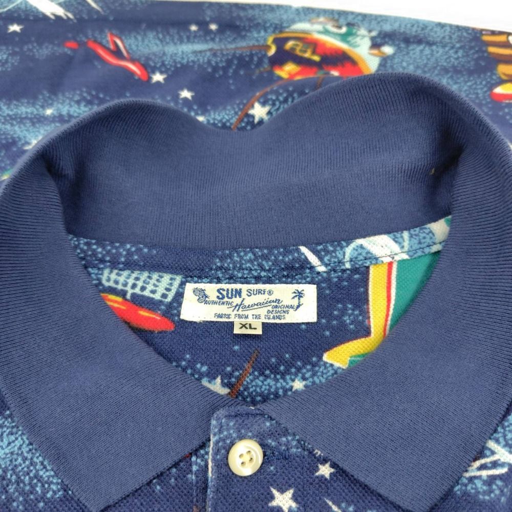 SUN SURF×BEAMS GOLF ポロシャツ ロボットスペース SUN SURF×BEAMS GOLF ポロシャツ ロボットスペース - メルカリ