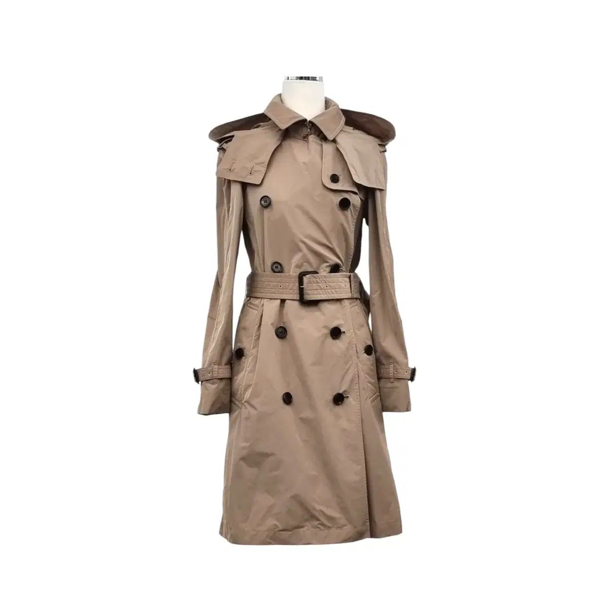36 BURBERRY バーバリー 4062463 アンバーフォード フード トレンチコート BUB050503
