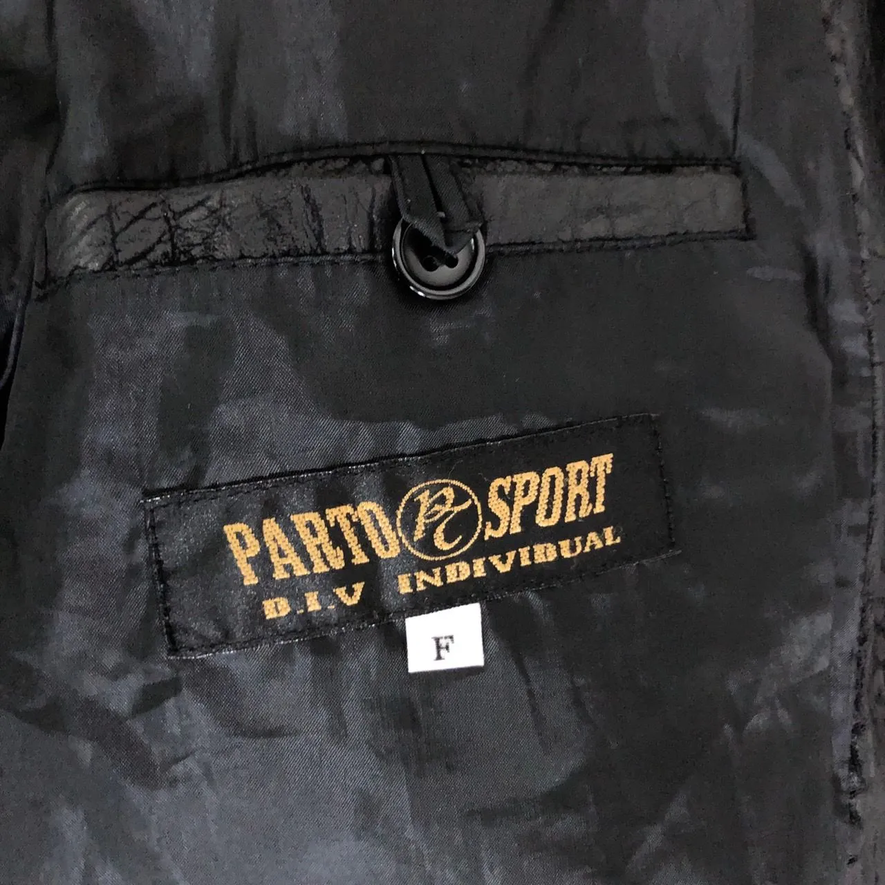 PARTO SPORT パルトスポーツ ジャケット PUレザー フェイクレザー 刺繍 