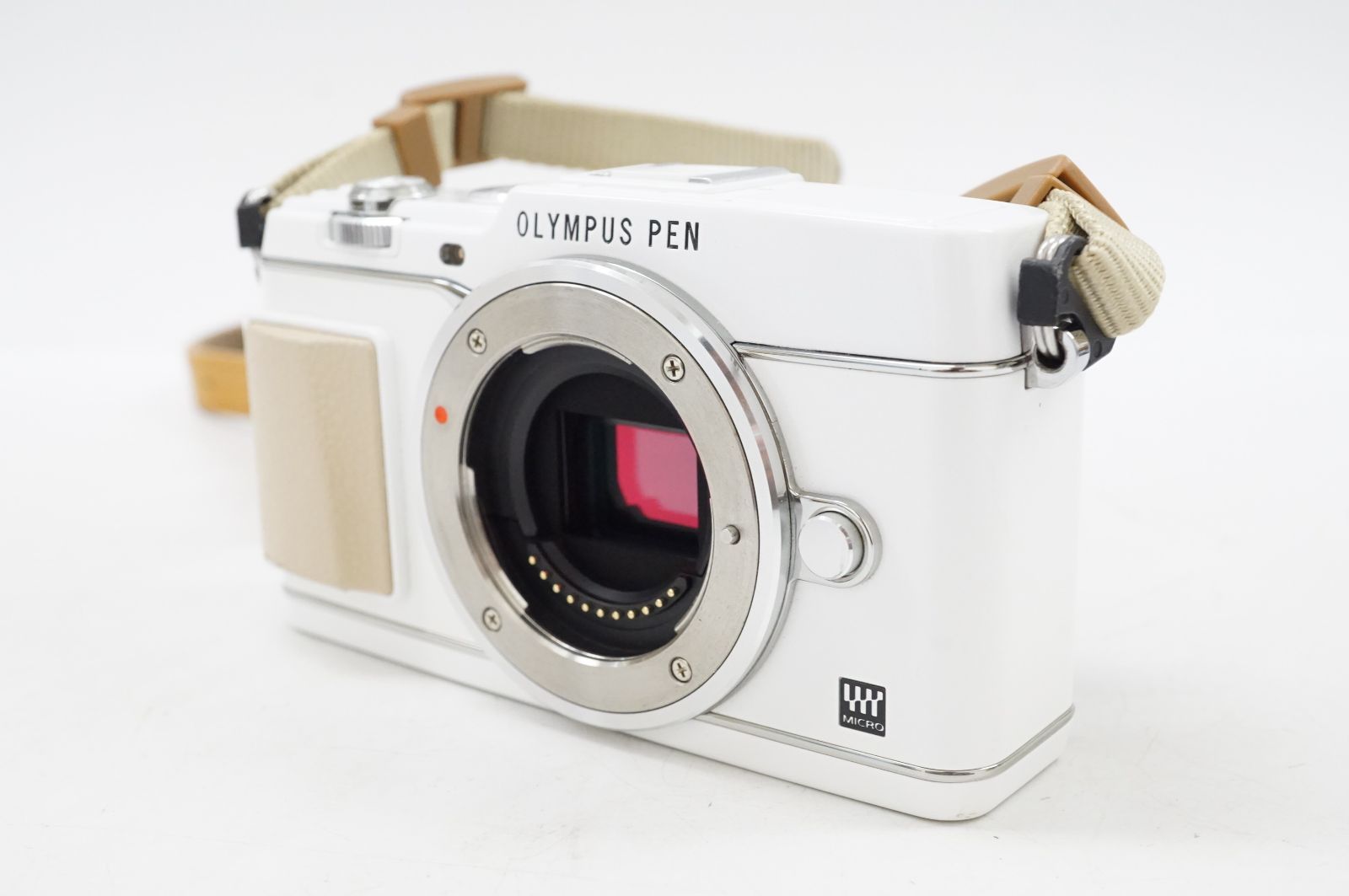 新品同様 E-P5 OLYMPUS PEN ホワイト 中古本体 安心保証 即日