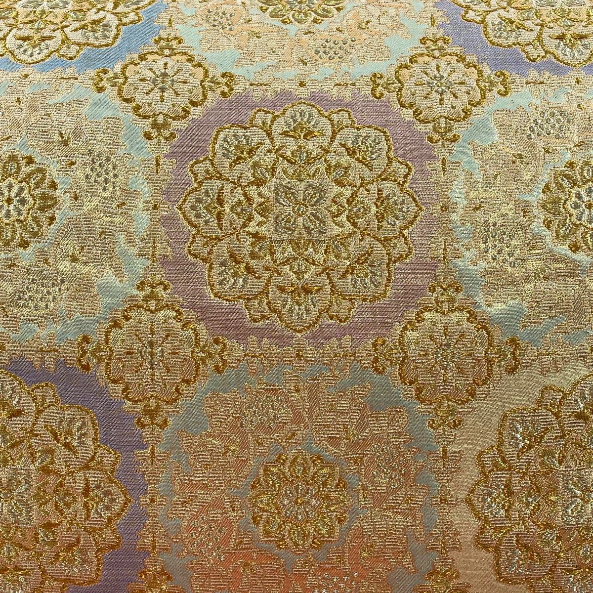 袋帯 美品 秀品 華文 金糸 箔 金色 六通 正絹 【中古】 - メルカリ