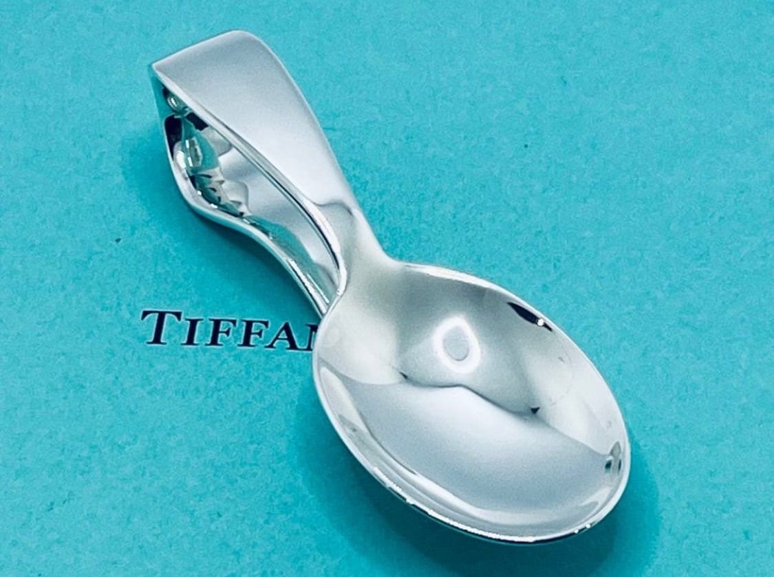  a 073 Tiffany-Co. ティファニー ベビー スプーン シルバー 925 食器 赤ちゃん キッチン ベビー用食器 授乳 食事