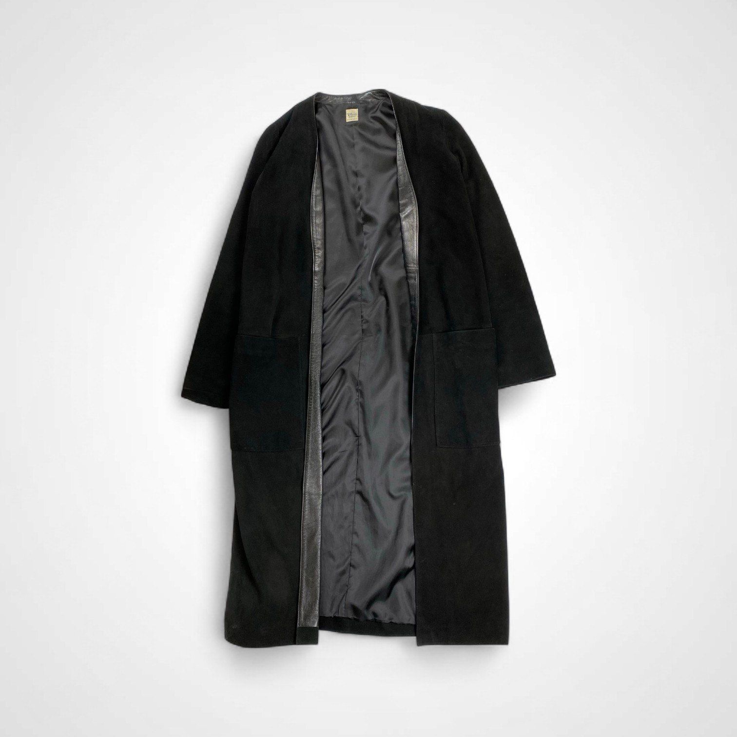 Ron Herman ロンハーマン | レザーガウンコート カーディガン スウェード 参考定価 70 000程度 SIZE XS