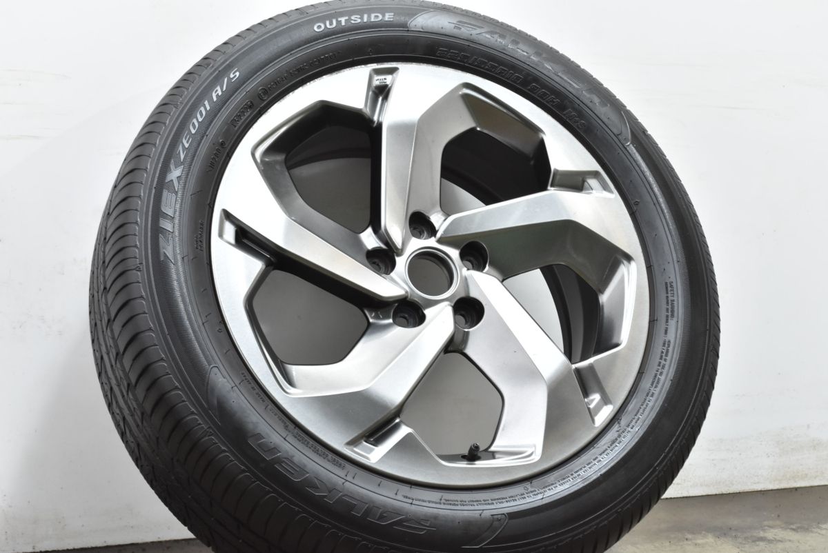 交換用に スバル SK フォレスター STIスポーツ 純正 18in 7J 48 PCD114.3 ファルケン ZIEX ZE001 A|S 225|55R18 1本販売
