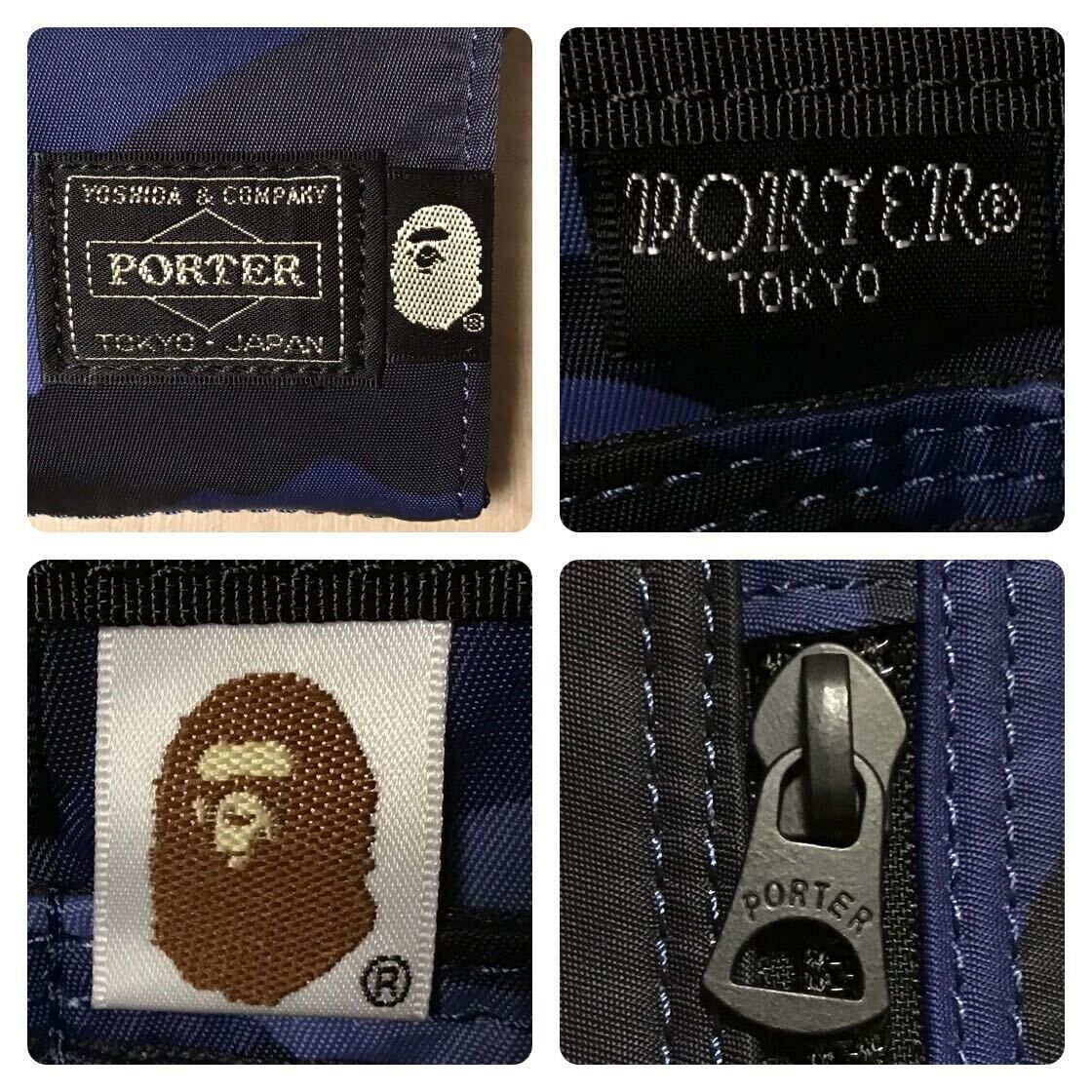 PORTER x A BATHING APE コラボ　長財布 楽天市場】A BATHING APE(アベイシングエイプ) ×PORTER CAMO