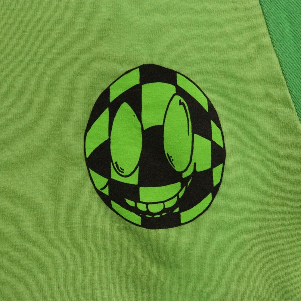 袖フローラルプリント長袖Tシャツ カットソー