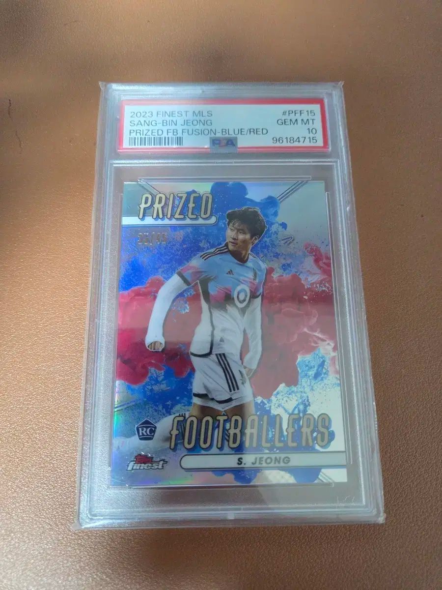 チョン ソンビン 2025 Topps Finest サッカー カード PSA10