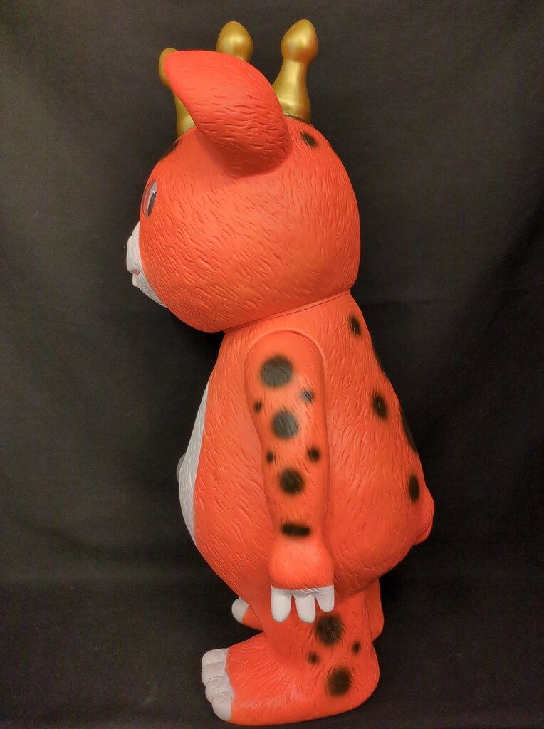 イヌクマ ジャイアントブースカ オレンジ成型 400mm オレンジのクマ