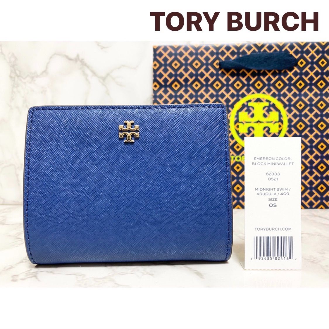新品】TORY BURCH トリーバーチ 二つ折り財布 エマーソン 82333 - メルカリ