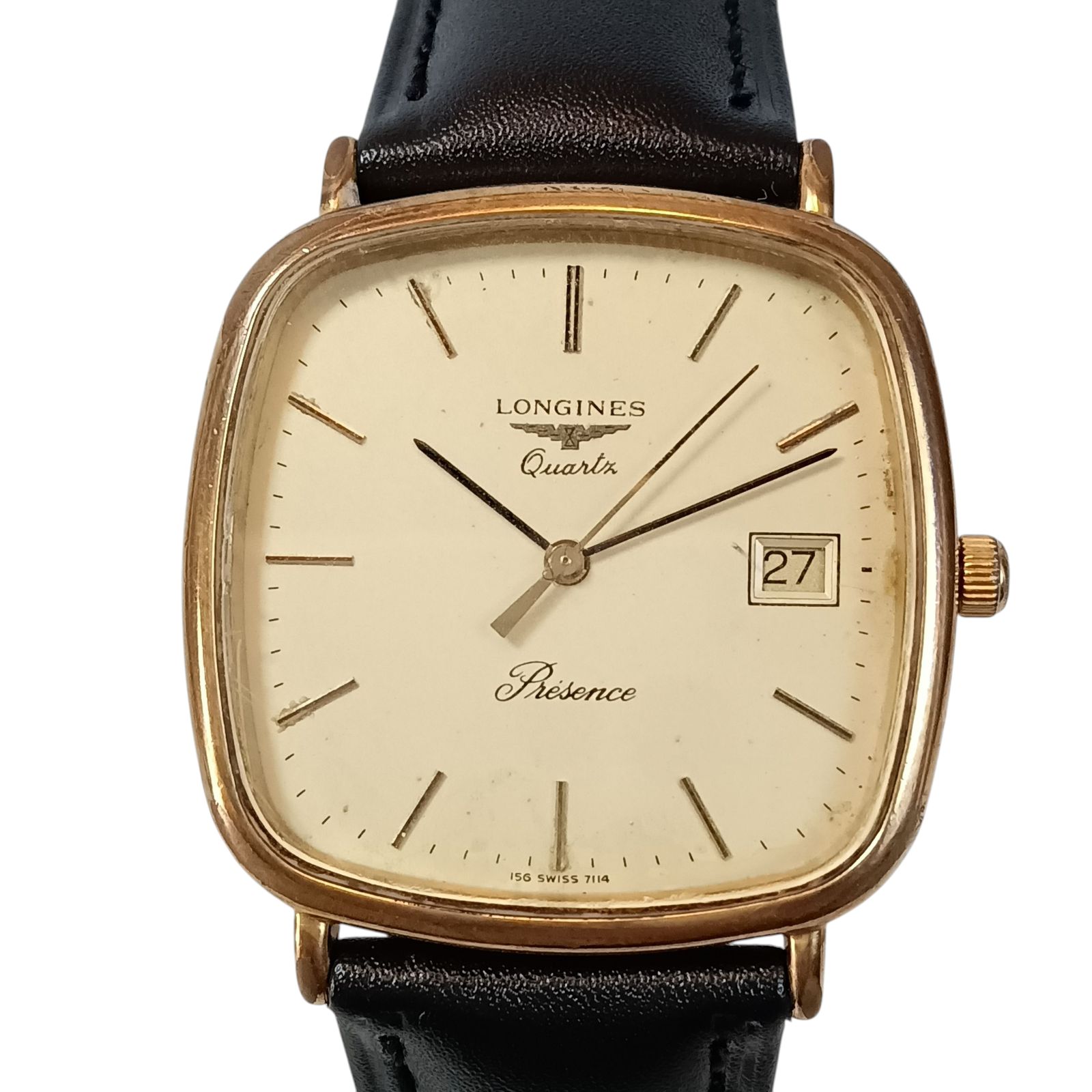 LONGINES スクエアフェイス 時計 ワインレッド LONGINES スクエアフェイス 時計 ワインレッド LONGINES