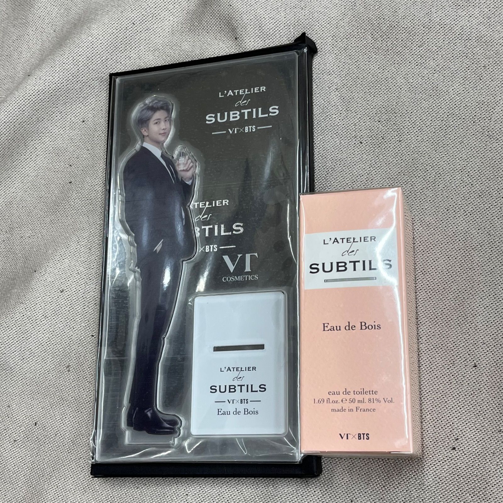 新品未開封  VT BTS 香水 アクスタ V テテセット VT X BTS L\u0027ATELIER des SUBTILS 香水・アクスタ アクリルスタンド付