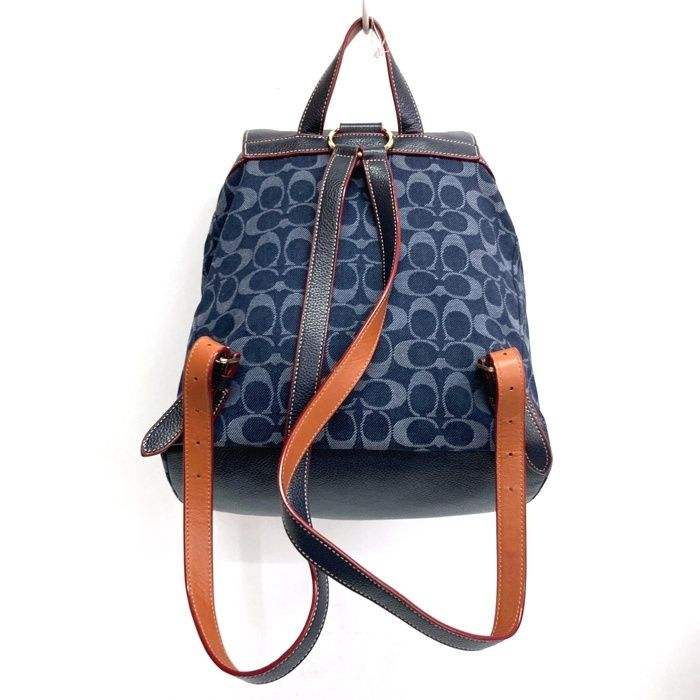 ☆COACH コーチ F37589 シグネチャー キャンバス レザー切替