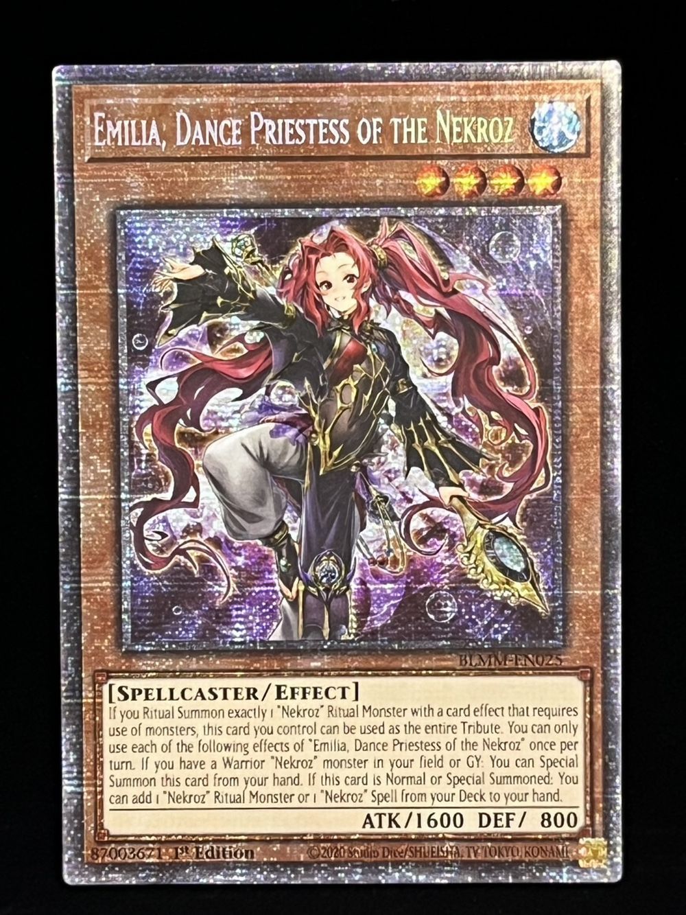 遊戯王 英語 北米版 影霊衣の舞巫女-エミリア スターライトレア
