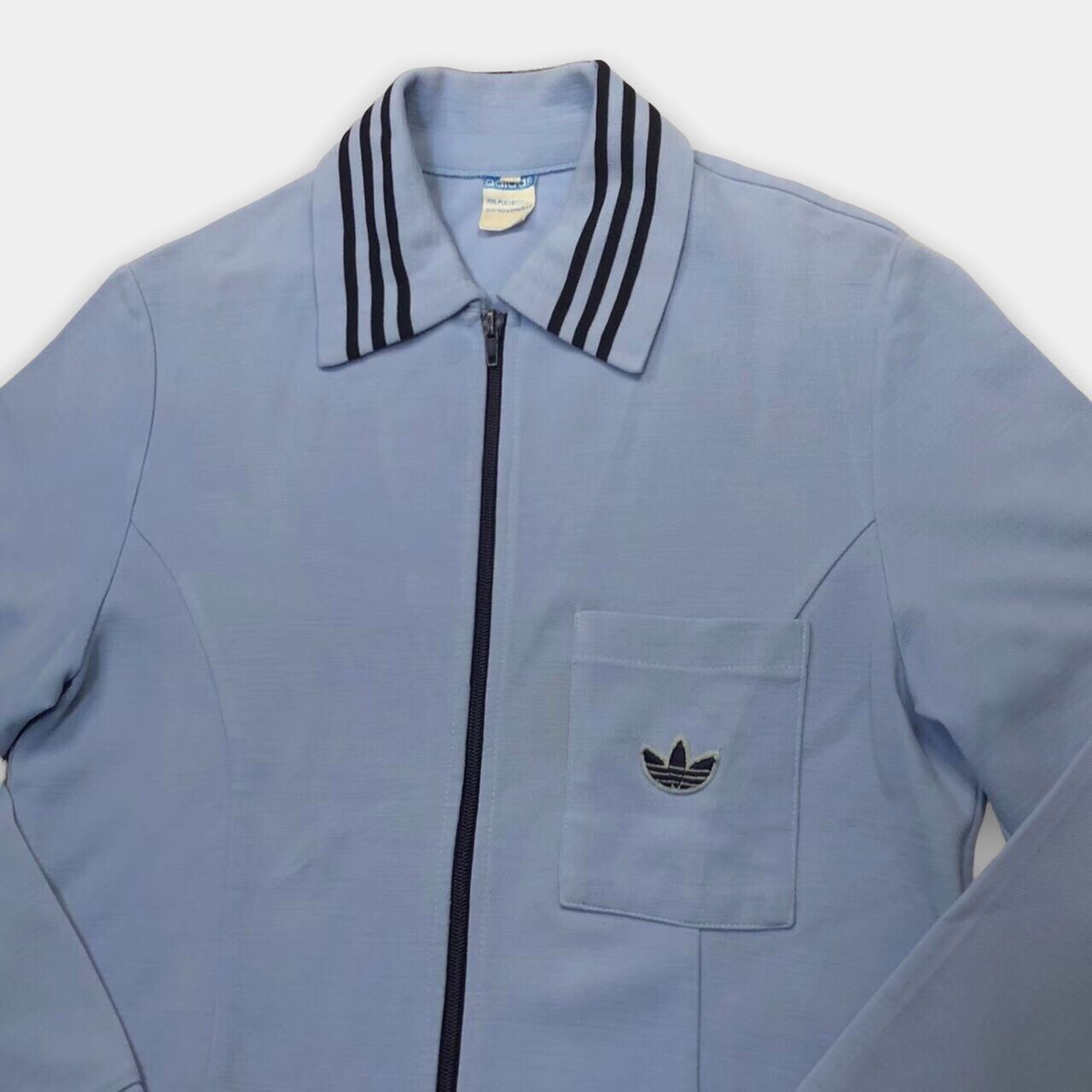 adidas ガイコツジャージ 1970's 西ドイツ製 adidas ガイコツジャージ ネイビー】 - 山形