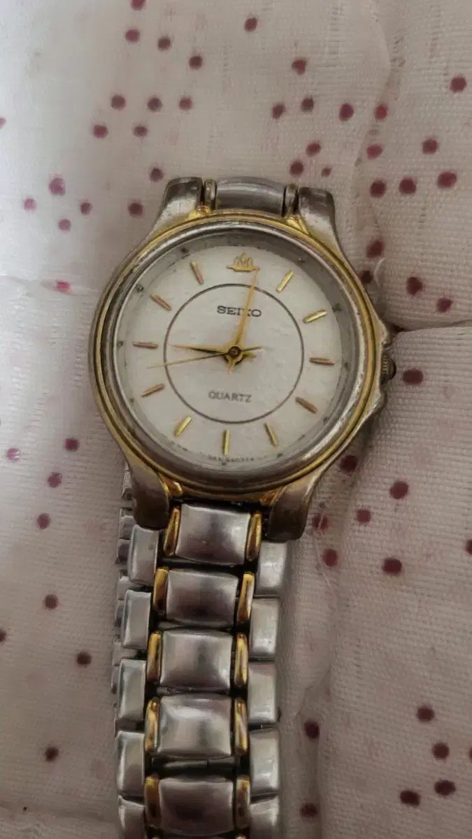 SEIKO セイコー クォーツ レーディス 時計 コンビ メタル