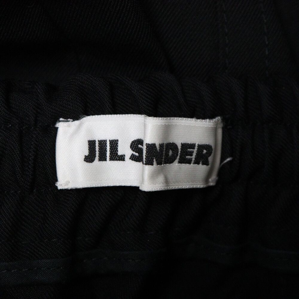 JIL SANDER (ジルサンダー) ミッドナイトブルーウールワイドレッグ 