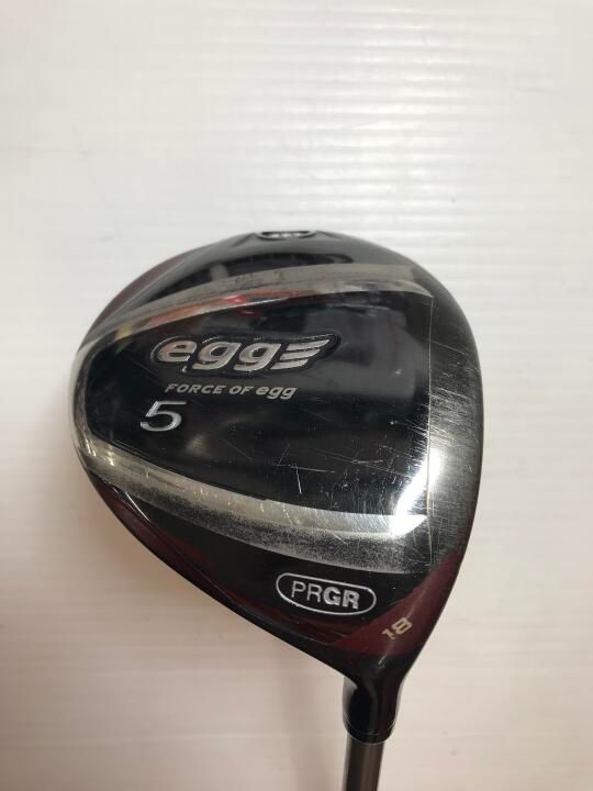 【最短翌日発送】【訳あり】egg 2018 (2w.3w.5w) | 18 | egg オリジナルカーボン | 中古 | フェアウェイウッド | プロギア