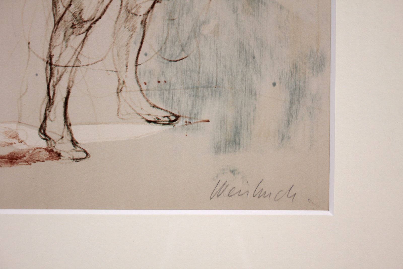 クロード・ワイズバッシュ 「画家たち」 リトグラフ 版画 絵画 クロード・ワイズバッシュ 「画家たち」 リトグラフ 版画 絵画