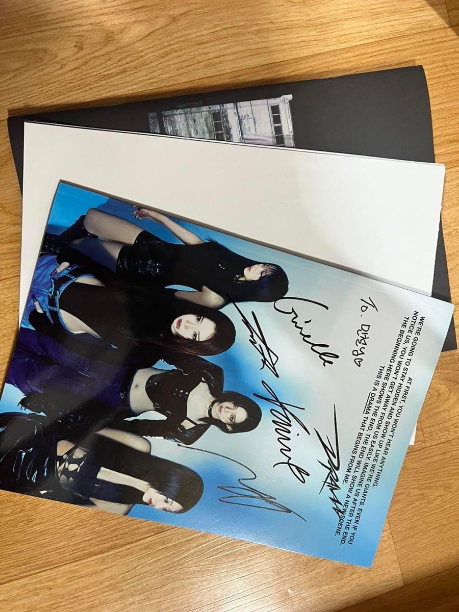 Bunjang商品韓国直送】aespa(エスパ) aespa サイン入り サイン