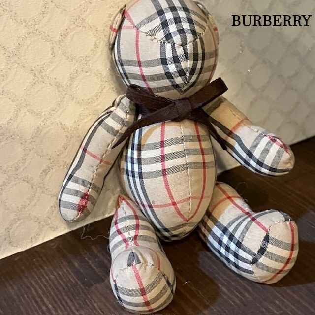 ノベルティ BURBERRY ノバチェック バーバリーぬいぐるみ テディベア ノベルティ BURBERRY ノバチェック バーバリーぬいぐるみ テディベア