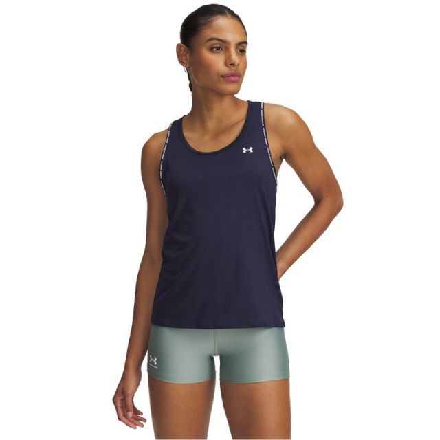 アンダー アーマー Under Armour Tech Knockout Tank Top レディース シャツ トップス ミッドナイト Navy/Wh 送料無料】 アンダーアーマー レディース タンクトップ トップス