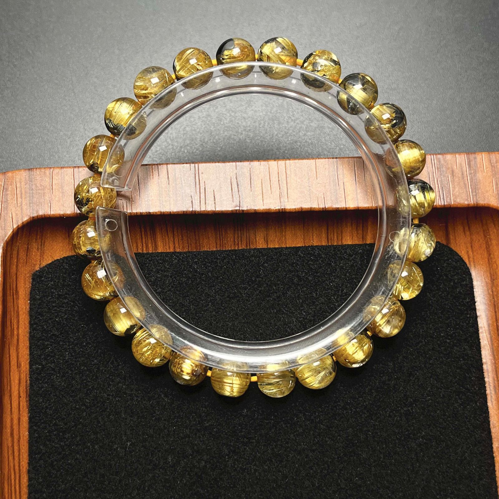太陽花タイチンルチル 黄金針水晶