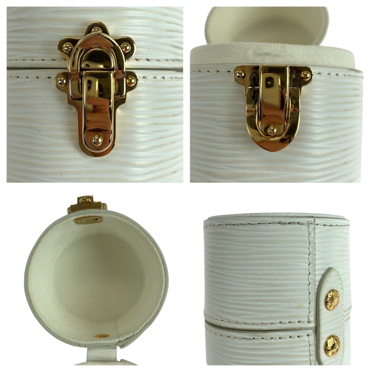美品 LOUIS VUITTON ルイヴィトン エピ トラベルケース 100ML ホワイト  