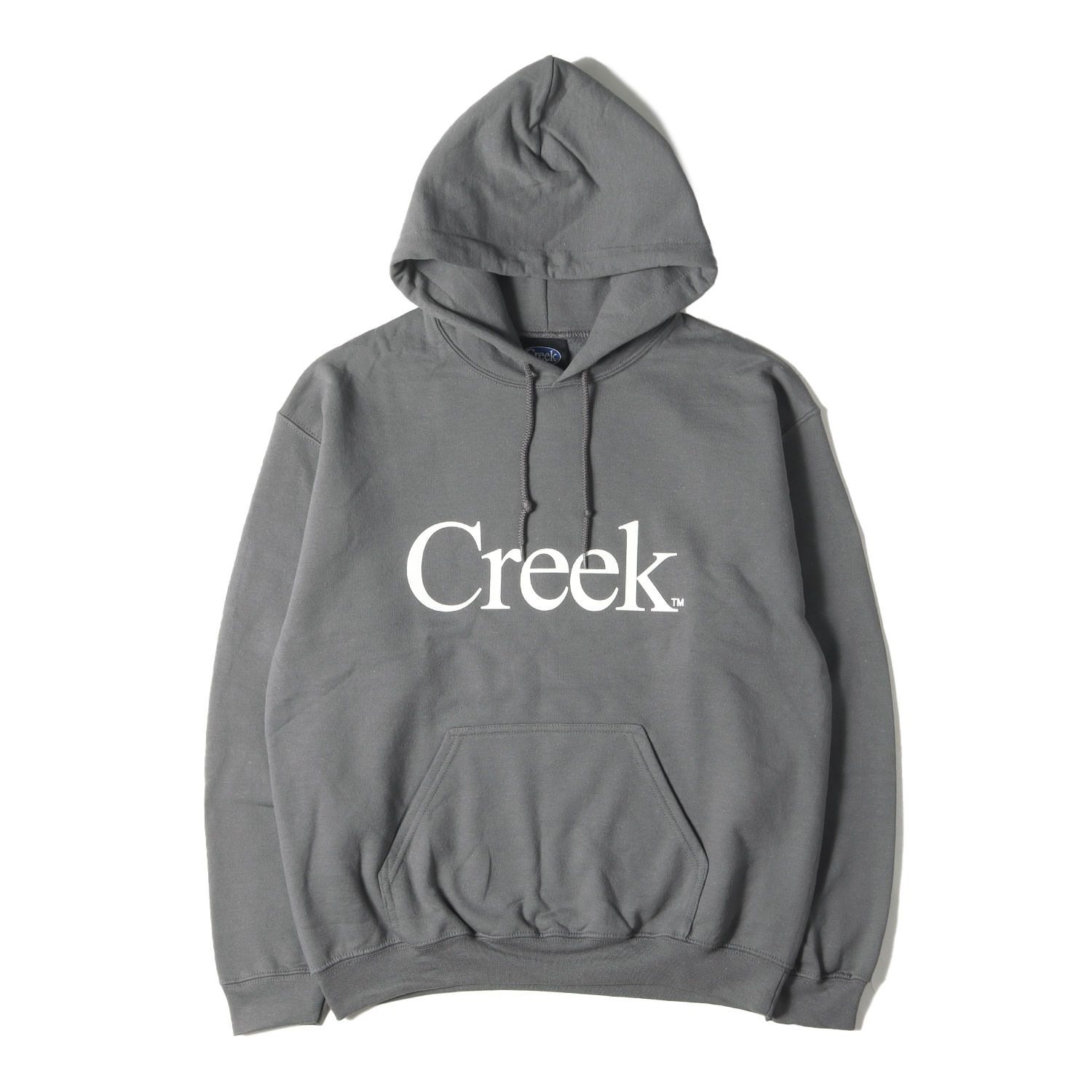 Creek ロゴ入り グレー スウェット