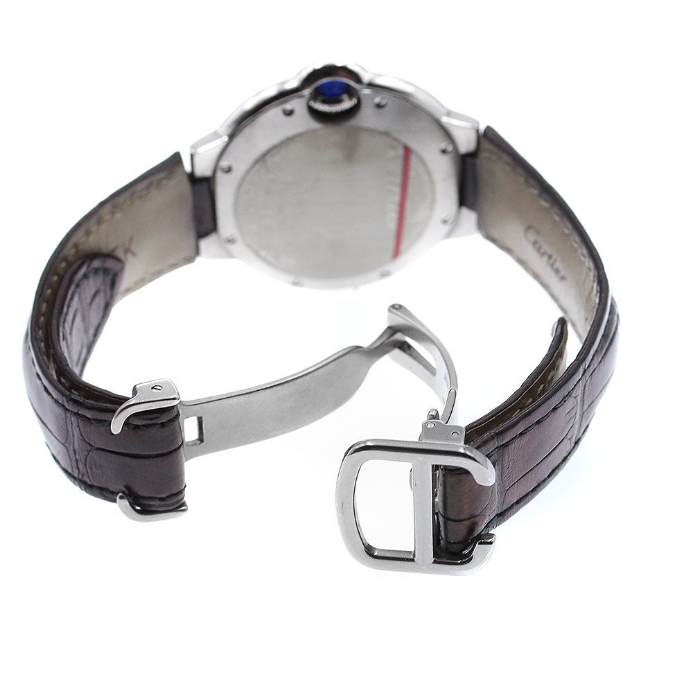 カルティエ CARTIER W6920085 バロンブルーSM 自動巻き レディース良品  