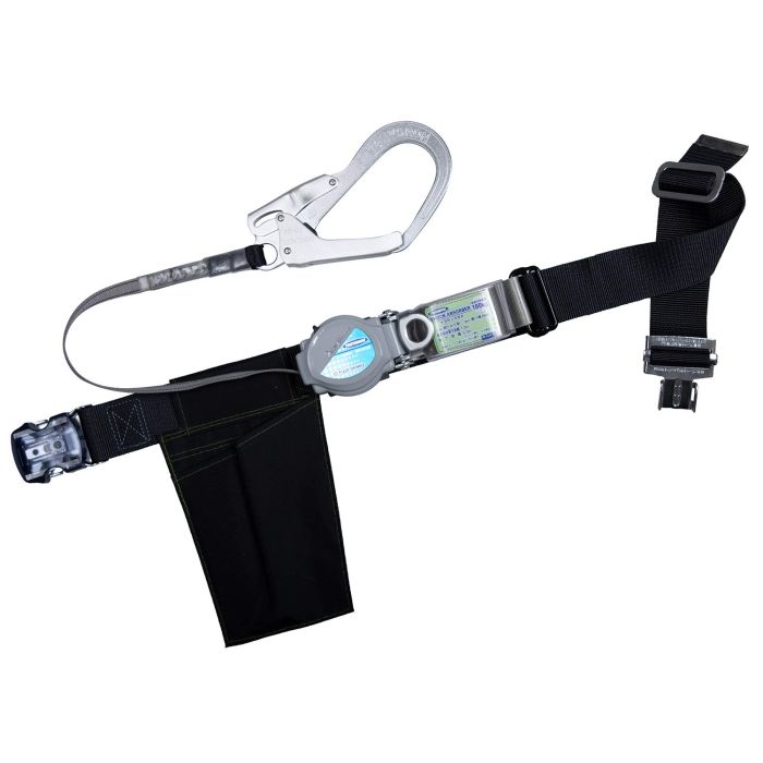 2営業日で発送 藤井電工 Fujii Denko ツヨロン 胴ベルト型墜落制止用器具 ツーウェイリトラ ワンタッチバックル アルミ軽量タイプ 黒 L TB-TRL-OT593 BLKLBP 4062