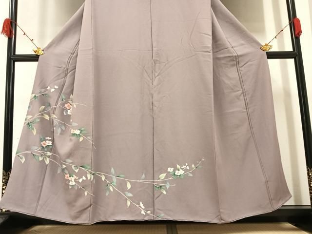 平和屋着物□訪問着 枝花文 正絹 逸品 CAAK2840ev