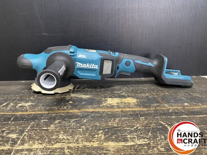 ● 品 makita マキタ PO500DZ 充電式ランダムオービットポリッシャ 18V用 パット寸法 125mm 回転数 通常 0-6 800min-1 本体のみ
