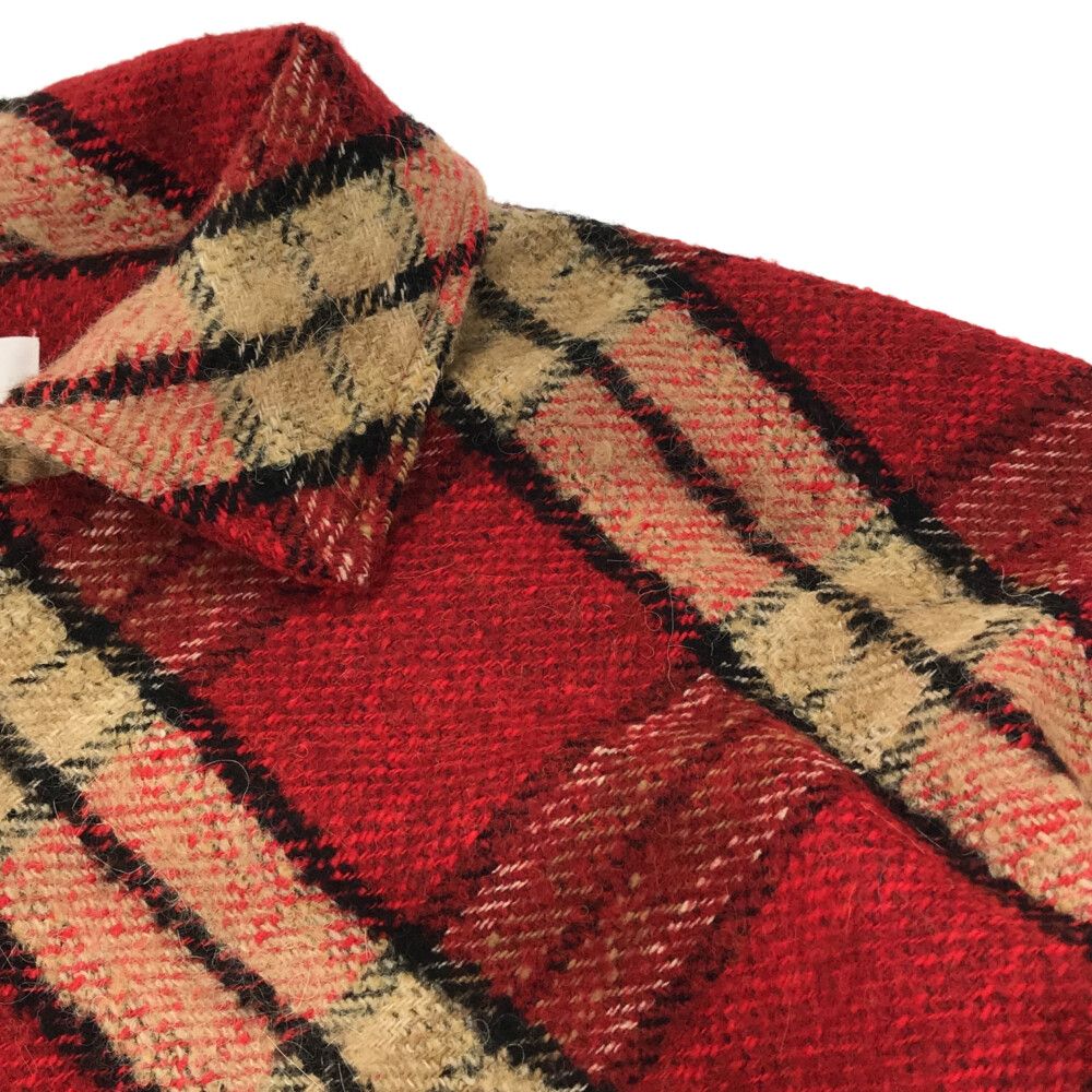 ERL (イーアールエル) Woven Blanket Coat チェック柄 ブランケット  