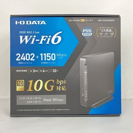 IOデータ WN-DAX3600XR Wi-Fi 6 ルーター Y6654299 - メルカリ